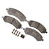 DX1084 by MONROE - Monroe Brakes Total Solution Semi-Metallic Brake Pads