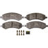 DX1084 by MONROE - Monroe Brakes Total Solution Semi-Metallic Brake Pads