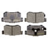 DX1086 by MONROE - Monroe Brakes Total Solution Semi-Metallic Brake Pads