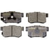 DX1086 by MONROE - Monroe Brakes Total Solution Semi-Metallic Brake Pads