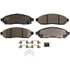 Monroe DX1094 Disc Brake Pad Set Monroe Brakes Total Solution Semi-Metallic Brake Pads