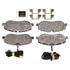 DX1098A by MONROE - Total Solution Semi-Metallic Brake Pads