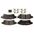 DX1100 by MONROE - Total Solution Semi-Metallic Brake Pads