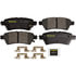 DX1101 by MONROE - Monroe Brakes Total Solution Semi-Metallic Brake Pads