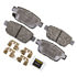 Monroe DX1103 Disc Brake Pad Set Monroe Brakes Total Solution Semi-Metallic Brake Pads