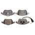 DX1107A by MONROE - Total Solution Semi-Metallic Brake Pads
