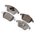 DX1107 by MONROE - Total Solution Semi-Metallic Brake Pads