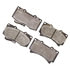 DX1119 by MONROE - Total Solution Semi-Metallic Brake Pads