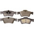 DX1122 by MONROE - Total Solution Semi-Metallic Brake Pads