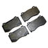 DX1149 by MONROE - Monroe Brakes Total Solution Semi-Metallic Brake Pads
