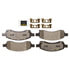 DX1169 by MONROE - Total Solution Semi-Metallic Brake Pads