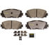 DX1184A by MONROE - Total Solution Semi-Metallic Brake Pads