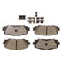 DX1184A by MONROE - Total Solution Semi-Metallic Brake Pads
