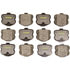 DX1185 by MONROE - Monroe Brakes Total Solution Semi-Metallic Brake Pads