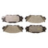 DX1178 by MONROE - Total Solution Semi-Metallic Brake Pads