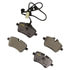 DX1204W by MONROE - Total Solution Semi-Metallic Brake Pads