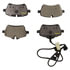 DX1204W by MONROE - Total Solution Semi-Metallic Brake Pads