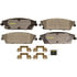 DX1194 by MONROE - Monroe Brakes Total Solution Semi-Metallic Brake Pads