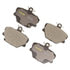 DX1252 by MONROE - Total Solution Semi-Metallic Brake Pads