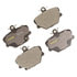 DX1252 by MONROE - Total Solution Semi-Metallic Brake Pads