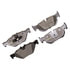 DX1267 by MONROE - Total Solution Semi-Metallic Brake Pads