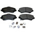 DX1273 by MONROE - Monroe Brakes Total Solution Semi-Metallic Brake Pads