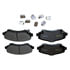 DX1273 by MONROE - Monroe Brakes Total Solution Semi-Metallic Brake Pads
