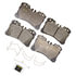 Monroe DX1282 Disc Brake Pad Set Monroe Brakes Total Solution Semi-Metallic Brake Pads