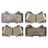 DX1303 by MONROE - Total Solution Semi-Metallic Brake Pads