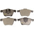 Monroe DX1305 Disc Brake Pad Set Monroe Brakes Total Solution Semi-Metallic Brake Pads