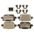 DX1314A by MONROE - Total Solution Semi-Metallic Brake Pads