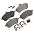 DX1340W by MONROE - Total Solution Semi-Metallic Brake Pads