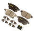 DX1354 by MONROE - Total Solution Semi-Metallic Brake Pads