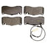 DX1371W by MONROE - Total Solution Semi-Metallic Brake Pads