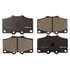 DX137 by MONROE - Total Solution Semi-Metallic Brake Pads