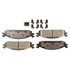 DX1376 by MONROE - Total Solution Semi-Metallic Brake Pads