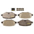 DX1377 by MONROE - Total Solution Semi-Metallic Brake Pads