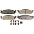 DX1376 by MONROE - Total Solution Semi-Metallic Brake Pads