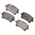 DX1386 by MONROE - Total Solution Semi-Metallic Brake Pads