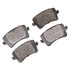 DX1386 by MONROE - Total Solution Semi-Metallic Brake Pads