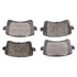 DX1386 by MONROE - Total Solution Semi-Metallic Brake Pads