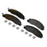 DX1399 by MONROE - Total Solution Semi-Metallic Brake Pads