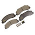 DX1414 by MONROE - Total Solution Semi-Metallic Brake Pads
