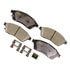Monroe DX1422 Disc Brake Pad Set Monroe Brakes Total Solution Semi-Metallic Brake Pads