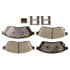 Monroe DX1422 Disc Brake Pad Set Monroe Brakes Total Solution Semi-Metallic Brake Pads