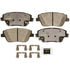 DX1444 by MONROE - Total Solution Semi-Metallic Brake Pads