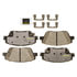 DX1444 by MONROE - Total Solution Semi-Metallic Brake Pads