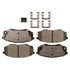 DX1447 by MONROE - Total Solution Semi-Metallic Brake Pads