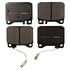 DX145A by MONROE - Total Solution Semi-Metallic Brake Pads