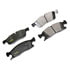 DX1455 by MONROE - Total Solution Semi-Metallic Brake Pads